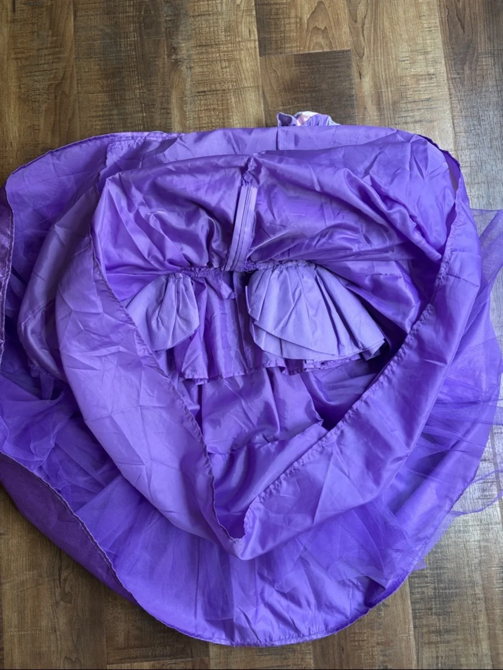 Disney Princess Rapunzel Costume Purple Dress Tangled Child Size small 5/6 - Picture 7 of 7
